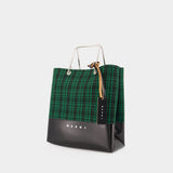 Small Shopper Bag - Marni - Wool - Green