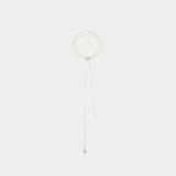 Broken Pearl Necklace - Vivienne Westwood - Metal - Silver