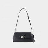 Refined Jet Shoulder Bag - Coach - Leather - Black