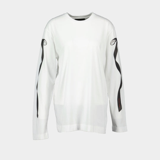 Bow Tail T Shirt - Simone Rocha - Cotton - White