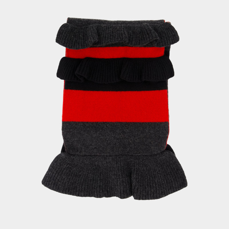 Daisy Scarf - Simone Rocha - Wool - Red