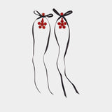 Daisy Earrings - Simone Rocha - Synthetic Pearls - Red