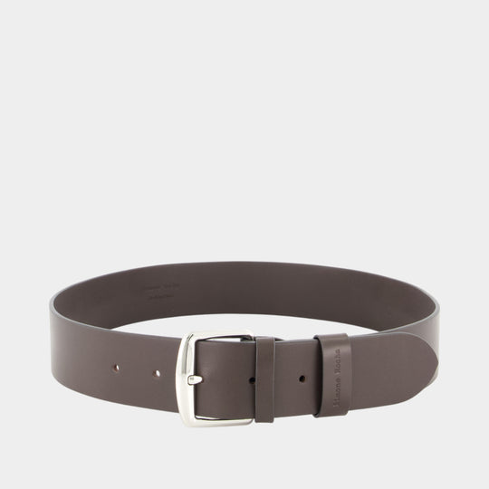 Emb Belt - Simone Rocha - Leather - Brown