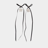 Daisy Earrings - Simone Rocha - Synthetic Pearls - Ivory