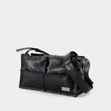 Top Handle Mini Crossbody - MM6 Maison Margiela - Leather - Black
