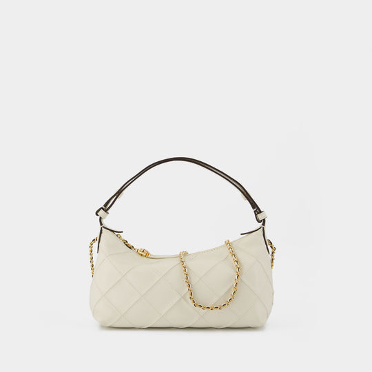 Fleming Clutch - Tory Burch - Leather - Ivory
