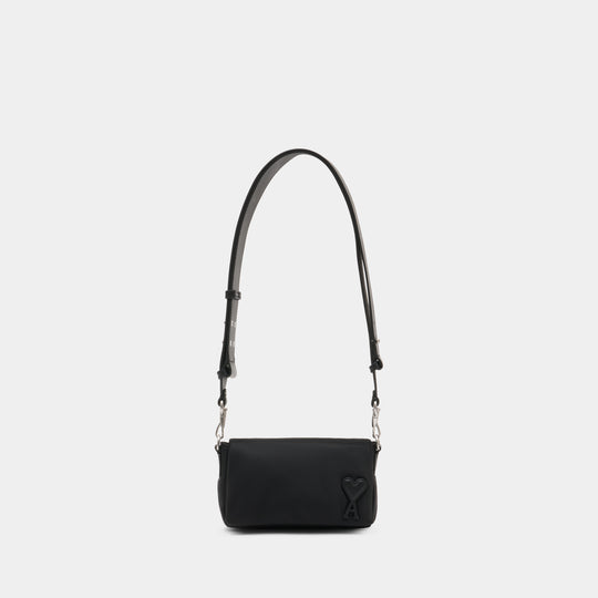 Marcel Lunch Box Crossbody - AMI Paris - Synthetic - Black