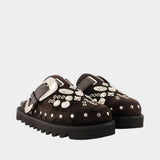Aj1058 Mules - Toga Pulla - Leather - Brown