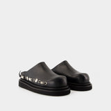 Aj1380 Sandals - Toga Pulla - Leather - Black