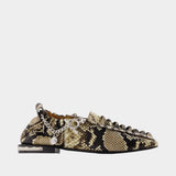 Aj1515 Loafers - Toga Pulla - Leather - Snake print