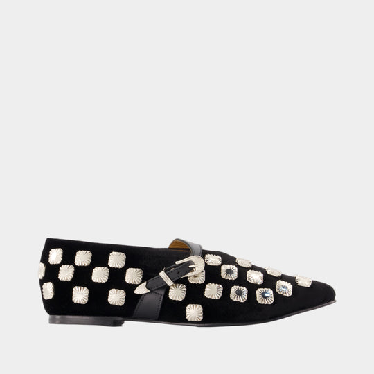 Aj1516 Ballerinas - Toga Pulla - Leather - Black