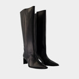 Saray Boots - SAMSØE SAMSØE - Leather - Black