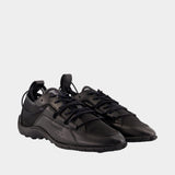 Saastra Hybrid Mesh 16119 trainers - SAMSØE SAMSØE - Leather - Black