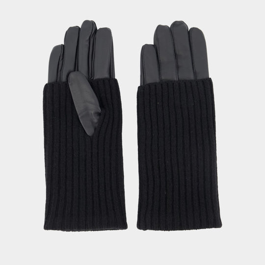 Salaras 14877 Gloves - SAMSØE SAMSØE - Wool - Black