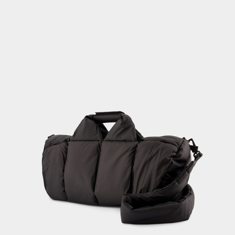 Nyssa Puffer Duffel W3黑色合成材质旅行包