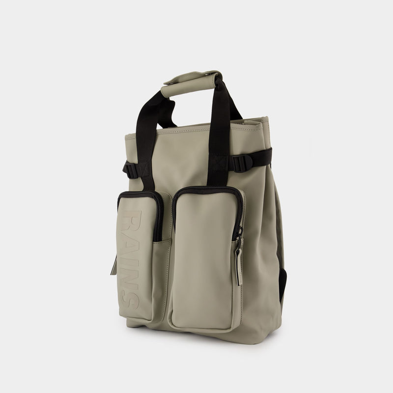 Texel Tote Backpack W3 - RAINS - Synthetic - Grey