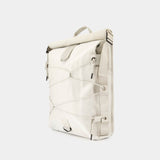 Trail Cord Rolltop Backpack W3 白色合成材质双肩背包