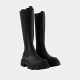 Chelsea Boots - Ganni - Leather - Black