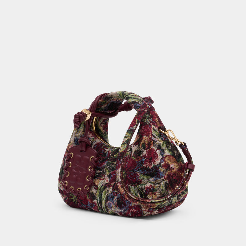 Mini Tapestry Purse - Ganni - Synthetic - Multicolor