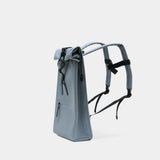 Rolltop W3 Backpack - RAINS - Synthetic - Blue