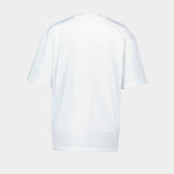 Beaded Baby Tiger Print T-Shirt - Ganni - Cotton - White