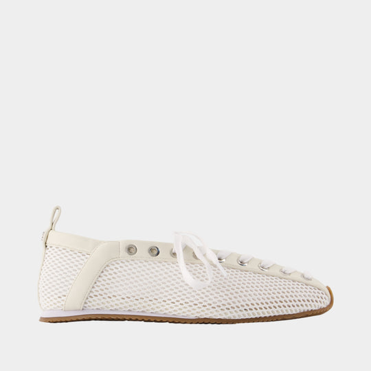Sporty Ballerinas - Ganni - Synthetic - Ivory