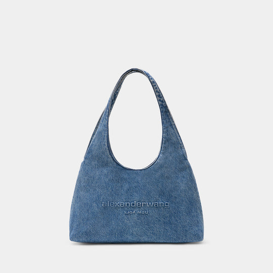 Pike Medium Shoulder Bag - Alexander Wang - Cotton - Blue