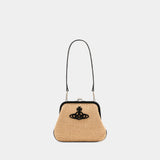 Vivienne Clutch - Vivienne Westwood - Cotton - Beige