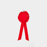 Ribbon Rosette Coin Purse - Simone Rocha - Nylon - Red