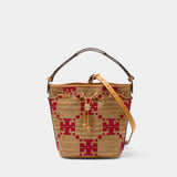 T-Monogram Purse - Tory Burch - Synthetic - Beige