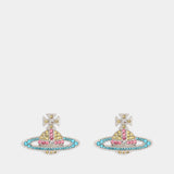 Kika Earrings - Vivienne Westwood - Metal - Blue