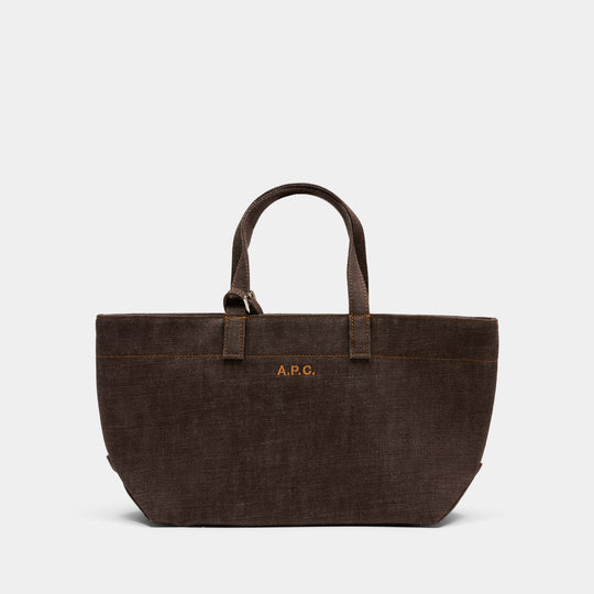 Le Drummer Small Shopper Bag - A.P.C. - Cotton - Brown