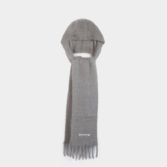 Fn Ux Accs000194 Scarf - Acne Studios - Wool - Grey
