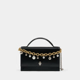 T.h.medium Skull Crossbody - Alexander McQueen - Leather - Black