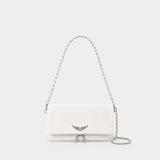 Rock Grained Crossbody - Zadig & Voltaire - Leather - White