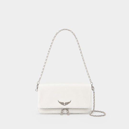 Rock Grained Crossbody - Zadig & Voltaire - Leather - White
