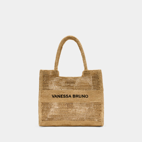 Panier Gm Shopper Bag - Vanessa Bruno - Raffia - Beige
