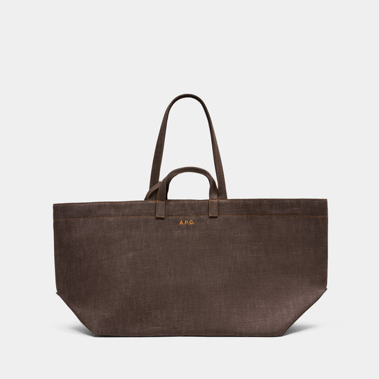 Le Drummer Shopper Bag - A.P.C. - Cotton - Brown