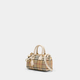 Ll Mini Bowling Purse - Burberry - Cotton - Multicolor