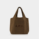Ninon Shopper Bag - A.P.C. - Wool - Brown
