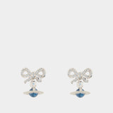 Octavie Earrings - Vivienne Westwood - Metal - Silver