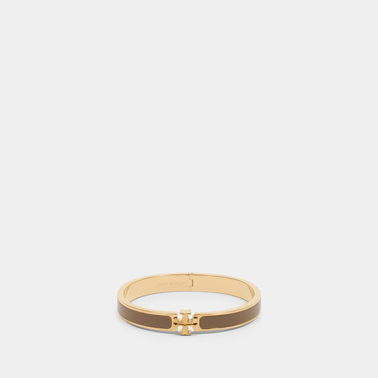 Medium Icon Enamel Bracelet - Tory Burch - Metal - Gold