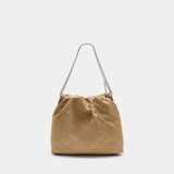 Fleming Shoulder Bag - Tory Burch - Synthetic - Beige