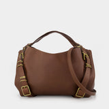 D-One Top handle M Shopper Bag - DIESEL - Leather - Brown