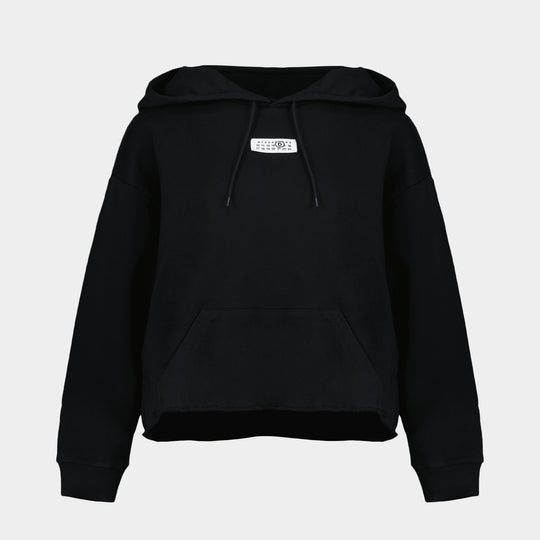 Sweatshirt - MM6 Maison Margiela - Cotton - Black