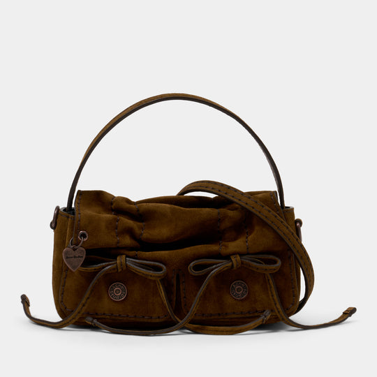 Multipocket Micro Purse - Acne Studios - Leather - Brown