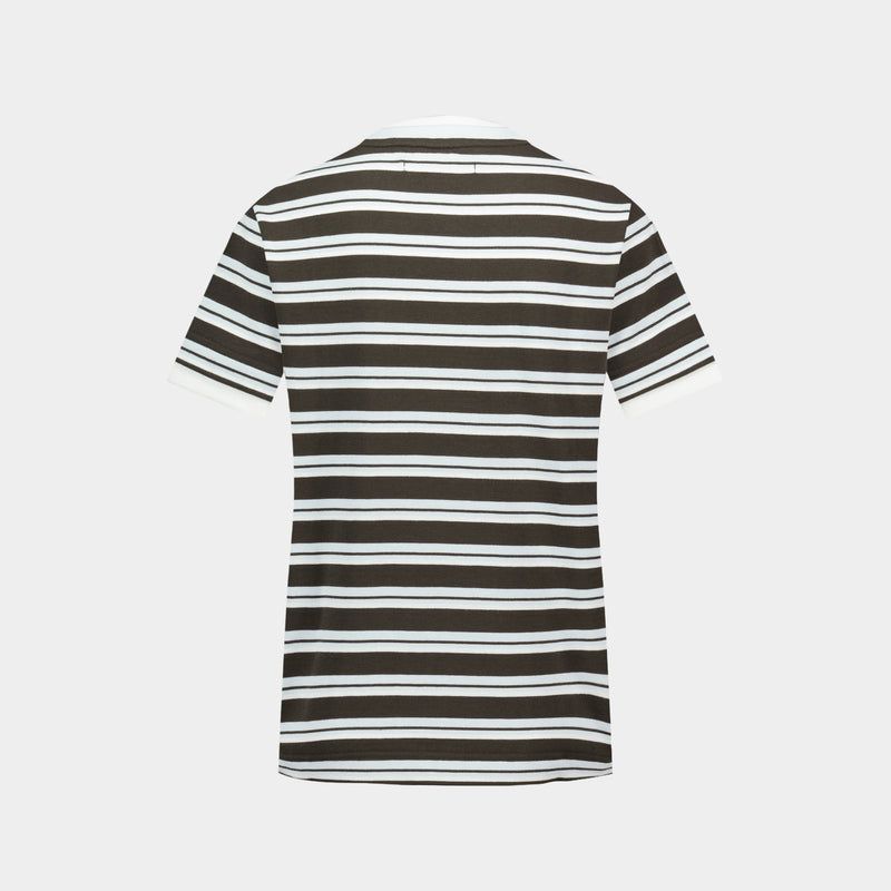 Sacamina Ss T-Shirt - Samsoe Samsoe - Cotton - Brown