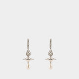 Aida Earrings - Vivienne Westwood - Brass - Silver
