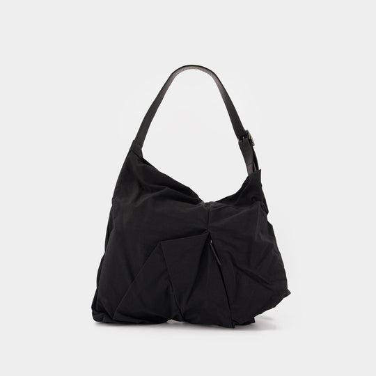 Angular Crossbody - YOHJI YAMAMOTO - Leather - Black