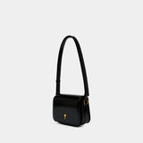 Paris Paris Shoulder Bag - AMI Paris - Leather - Black